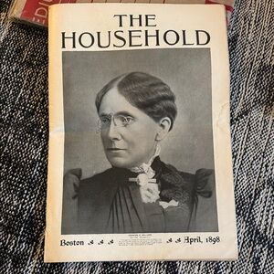 Antique 'The Household' April 1898 Magazine